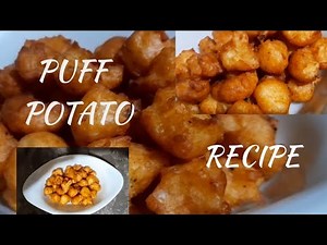 How to Make Perfectly Puffed Potatoes-Easy and Delicious Recipe #puffpotatorecipe #potatopuffsrecipe