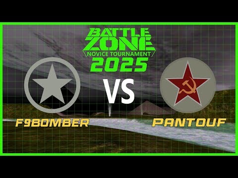 Battlezone 98 REDUX | 2025 Novice Tournament | F9bomber vs Pantouf | Oasis