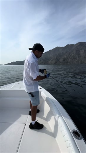 That was unexpected on light jigging setup .. !! #AJ #propper #sportfishing #jiggingfishing #massive #amberjack #tackle