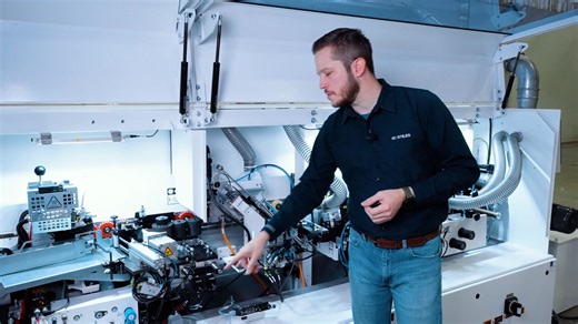 Boost your production speed and edge quality with the HOMAG EDGETEQ S-200 FC Auto, a compact solution that punches above its weight. | Stiles Machinery