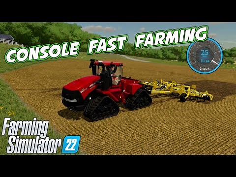 How to Fast Farm On Console | Farming Simulator 22