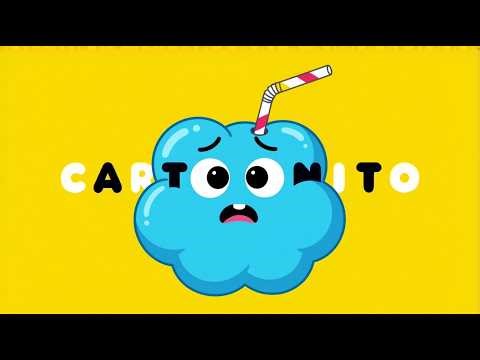 Cartoonito Sucky Straw Milkshake Logo Cool Ident Effects