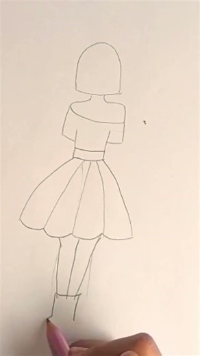 Easy Girl Backside Pencil Sketch | Step by Step Drawing for Beginners