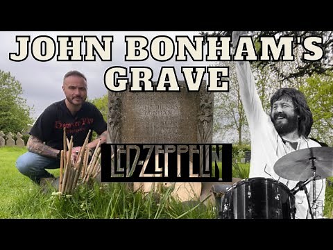 John Bonham's Grave - Famous Graves - Led Zeppelin
