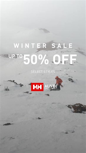 We’re going big. New styles added - grab up to 50% off select styles. | Helly Hansen