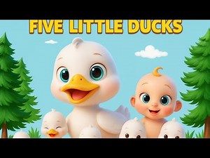 📌 Five Little Ducks 🦆💗🎶 | Cute Babies Acting Duck Movements 😺 | Baby Beeps #fivelittleducks