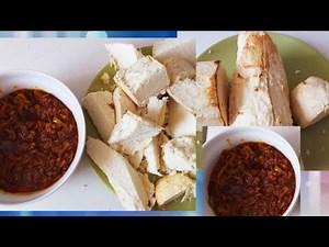 OVEN ROASTED YAM WITH CRAYFISH SAUCE//VERY EASY AND DELICIOUS