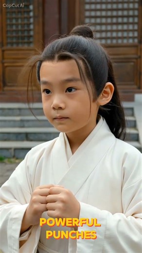 a little kid learn kung fu