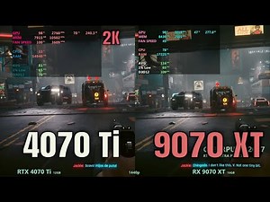 RTX 4070 Ti vs RX 9070 XT 1440p Gaming