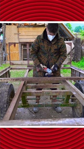 First Step in Restoring a Rusty Trailer