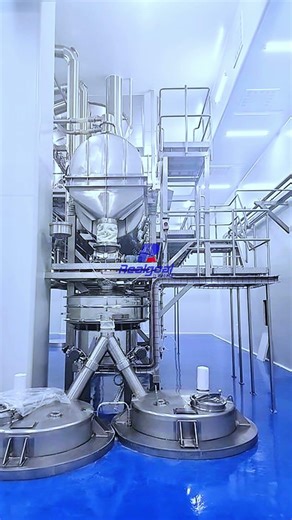 Real Milk Powder Plant Project – Cyclone, Spray Dryer, Evaporator & CIP Piping#machine #factory
