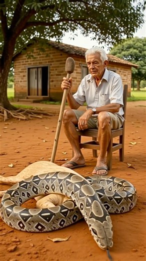 Shocking Snake Constricts Pig in Rural Farm! 🐍😱 | Wildlife Drama #snake #python #wildlife