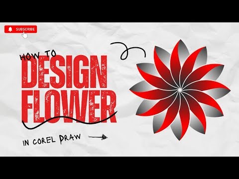 How to Design a Flower in CorelDRAW | Easy Vector Flower Tutorial