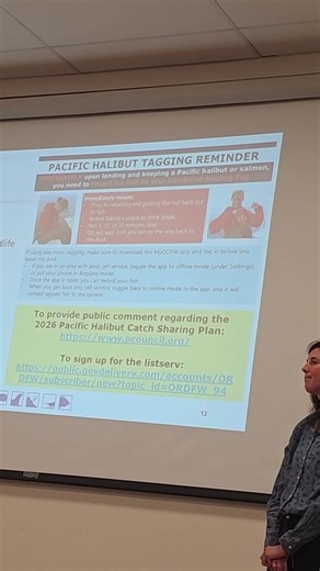 ODFW halibut meeting North Bend Oregon October 07 2025 | Basin Tackle Online