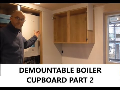 How to fit a kitchen unit around a boiler ***FOR EASY SERVICING AND REPAIR ACCESS***