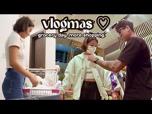 VLOGMAS ♡ 2021 : Weekly Grocery & Shopping for clothes in Dubai Mall! | Rei Germar