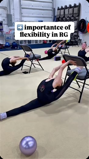 ➡️ Why Flexibility Work Matters in Rhythmic Gymnastics: Flexibility isn’t just an extra, it’s a fundamental part of our sport. Stretching builds the clean lines, high legs, deep backbends, and fluid movement that define rhythmic gymnastics. It helps gymnasts move with grace, control, and confidence, while also supporting proper technique and reducing injury risk. #gymnastics #crossfitgymnastics #gymnasticscoach #rhythmicgymnastics #usagymnastics #artisticgymnastics #gymnasticsgirl #gymnasticsmom