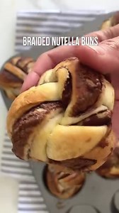 ✨braided brioche rolls ✨ As promised here is the video on how to roll these pillowy-soft braided brioche buns filled with chocolate-hazelnut spread 😍 Happy baking 😘 https://www.cookingwithmanuela.com/2021/03/braided-nutella-buns.html . #briochebuns #baking #breakfast #chocolatelovers #recipe | Cooking with Manuela