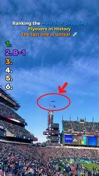 😍🥰Ranking the Most Jaw-Dropping Flyovers in History. The last one is unreal ✈️