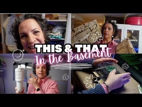 In The Basement || Decluttering - Organizing + more
