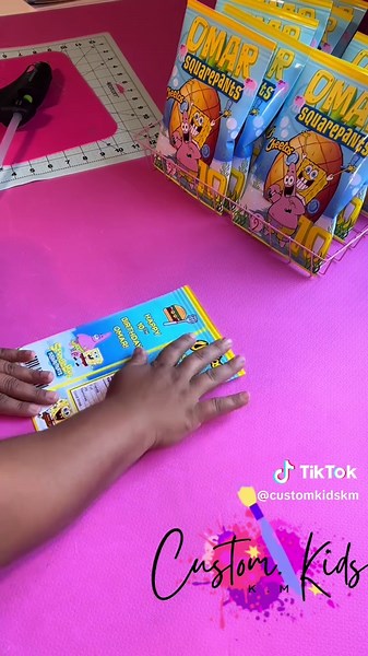 Custom SpongeBob Chip Bags for Themed Parties