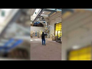 Efficient Window Installation with a Pneumatic Manipulator & Bridge Crane | Safer, Faster, Smarter