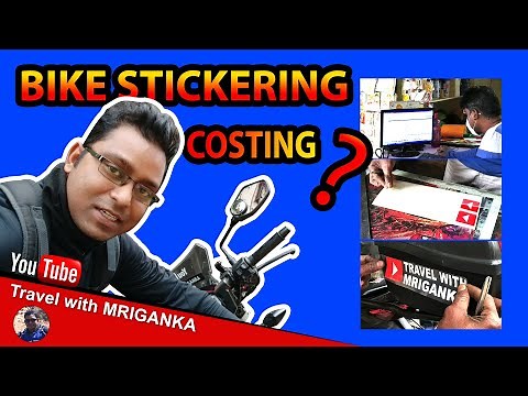 Best Bike Stickering | How to stickering a bike (A to Z) | Travel with MRIGANKA