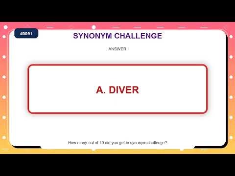 Synonym Challenge #0091 | Similar Words Quiz Practice