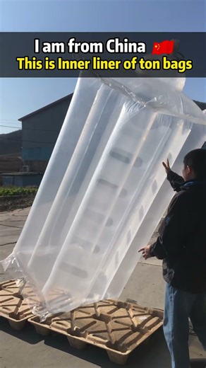 FIBC with rib-reinforced inner liner #fibc baffle bags #baffle bags #baffle jumbo bags #baffle bulk