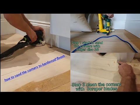 How do You Use an Edge Orbital Sander on Hardwood Floors - (step-by-step)