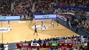 Gelvis Solano delivers the one-handed slam! 😤 #AmeriCup Qualifiers 🇩🇴 | FIBA AmeriCup