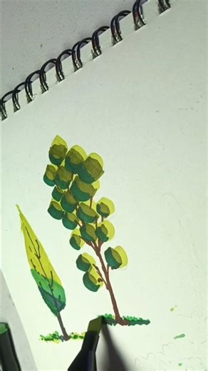 How To Draw a Realistic Tree Art ! #shorts #viral #tree#art #drawing #stepbystep #painting#trending