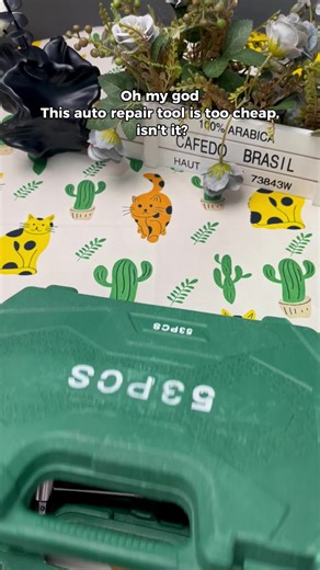 Don’t miss the 46 pc auto repair kit#tool #handtools #toolbox #repair #cartools #carrepair #toolstoday #sale #tiktokshop #diy #fyp