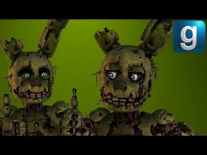 Gmod FNAF | Review | Brand New Help Wanted Springtrap Pill Pack!