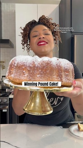 Easy and delicious pound cake! #cake #easyrecipe