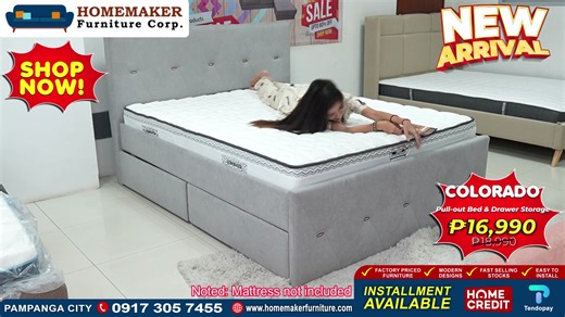 🛏️ DIVAN BEDS — Sleep in Style Without Breaking the Bank! ✨ 💸 Affordable comfort that transforms your bedroom 🌙 Sleek, minimalist design perfect for every vibe ✅ Sturdy, durable, and ready for your dream sleep 📍 Shop now at Homemaker Furniture, Pampanga 🌐 www.homemakerfurniture.com 📜 DTI Fair Trade Permit No. FTEB-240984 Series of 2025 📌 No.1 Warehouse, Fil-Am Friendship Highway, Cutcut, Angeles City (Near Pickleball Central PH) 🕒 9:00 AM – 8:00 PM 📞 0917 305 7455 #AffordableStyle #Home