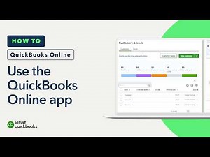 How to use the QuickBooks Online computer app