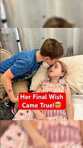 Her final wish was to marry him and their parents made it happen in 2 days #wedding #love