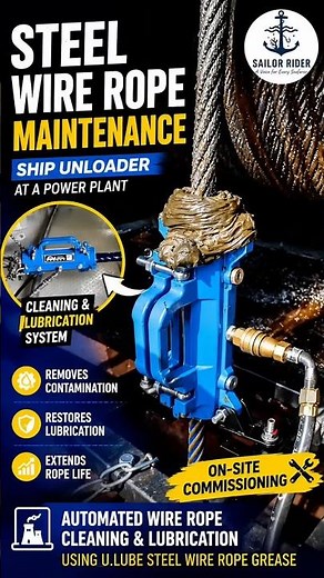 How Wire Rope Lubrication Works | Automatic Greasing System
