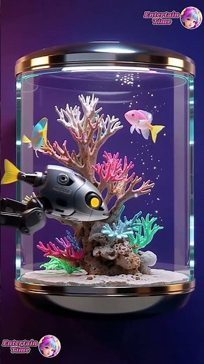 Dive into Serenity Animated Aquariums Fish Tanks #AnimatedAquarium #VirtualAquarium #FishTank