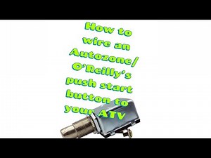 How to wire a push starter button directly on an ATV