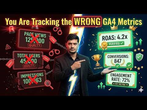 GA4 Metrics Every Marketer Needs in 2026 |Stop Wasting Your Budget | AI Performance Marketing Course