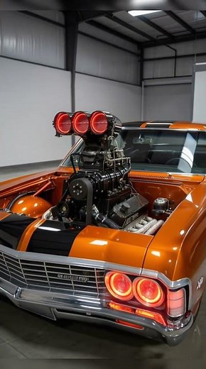 1967 Chevy Impala SS Pro Street #musclecar #americanmuscle #classiccars #restomod #prostreet