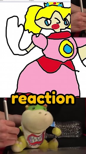 Princess peach is angry at bowser jr