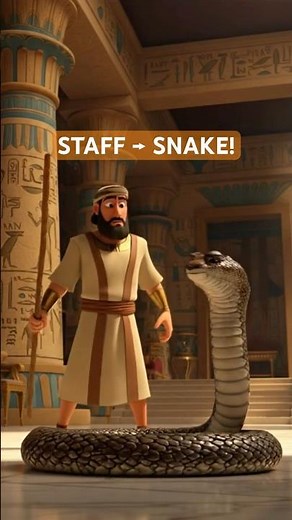 A Stick Turned Into a Snake?! 😲 | Moses Story