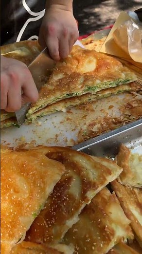 Chinese Egg Cake Master 🔥 Incredible Street Food Cooking Skills