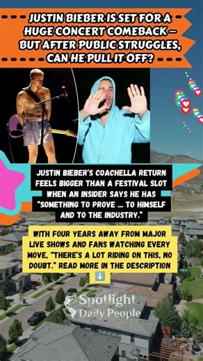 Justin Bieber’s Coachella Comeback Is a Huge Test 🎤 #JustinBieber #Coachella