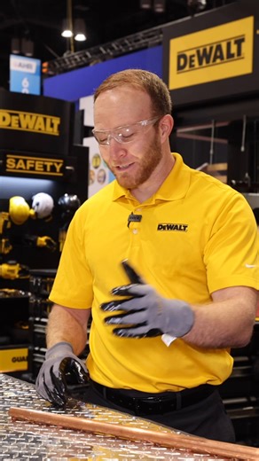 Don't miss the 🆕 DCE154 20V MAX* XR® 1-1/4” Copper Tubing Cutter at Booth #5843. #DEWALT #DEWALTTough #AHR2025 | DEWALT