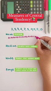 Measures of Central Tendency!📚 #math | Prof Math Wizard