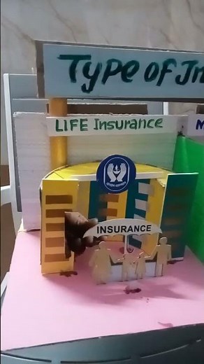 Type of insurance/commerce project/model for b.Ed student/commerce education model